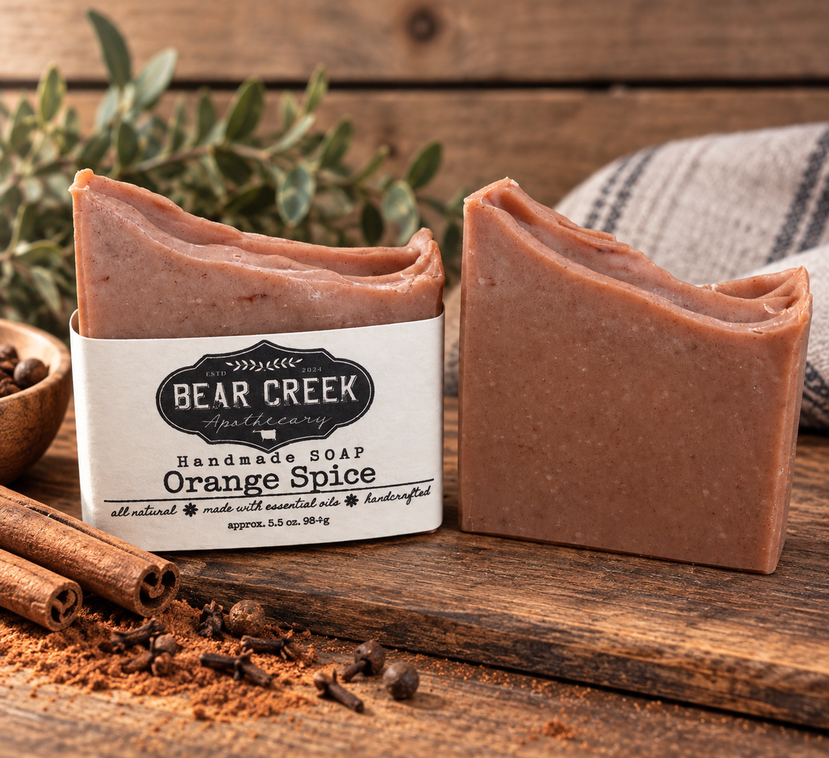 Orange Spice Soap Bar