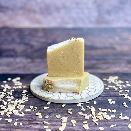 Oatmeal, Milk, & Honey Soap Bar (includes beef tallow)