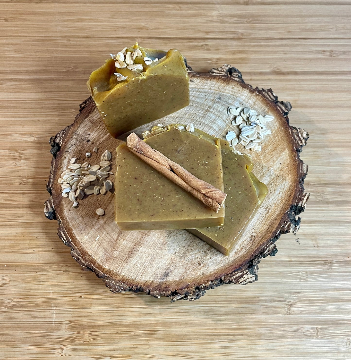 Pumpkin Oatmeal Soap Bar (includes beef tallow)