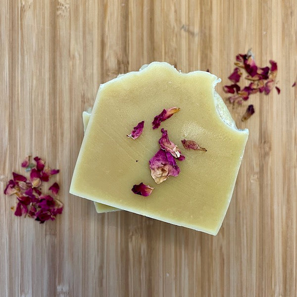 Yellow Rose Soap Bar (includes beef tallow)