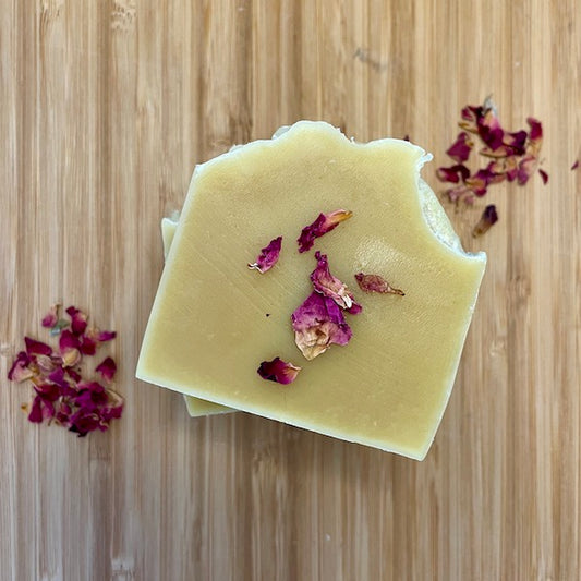 Yellow Rose Soap Bar (includes beef tallow)