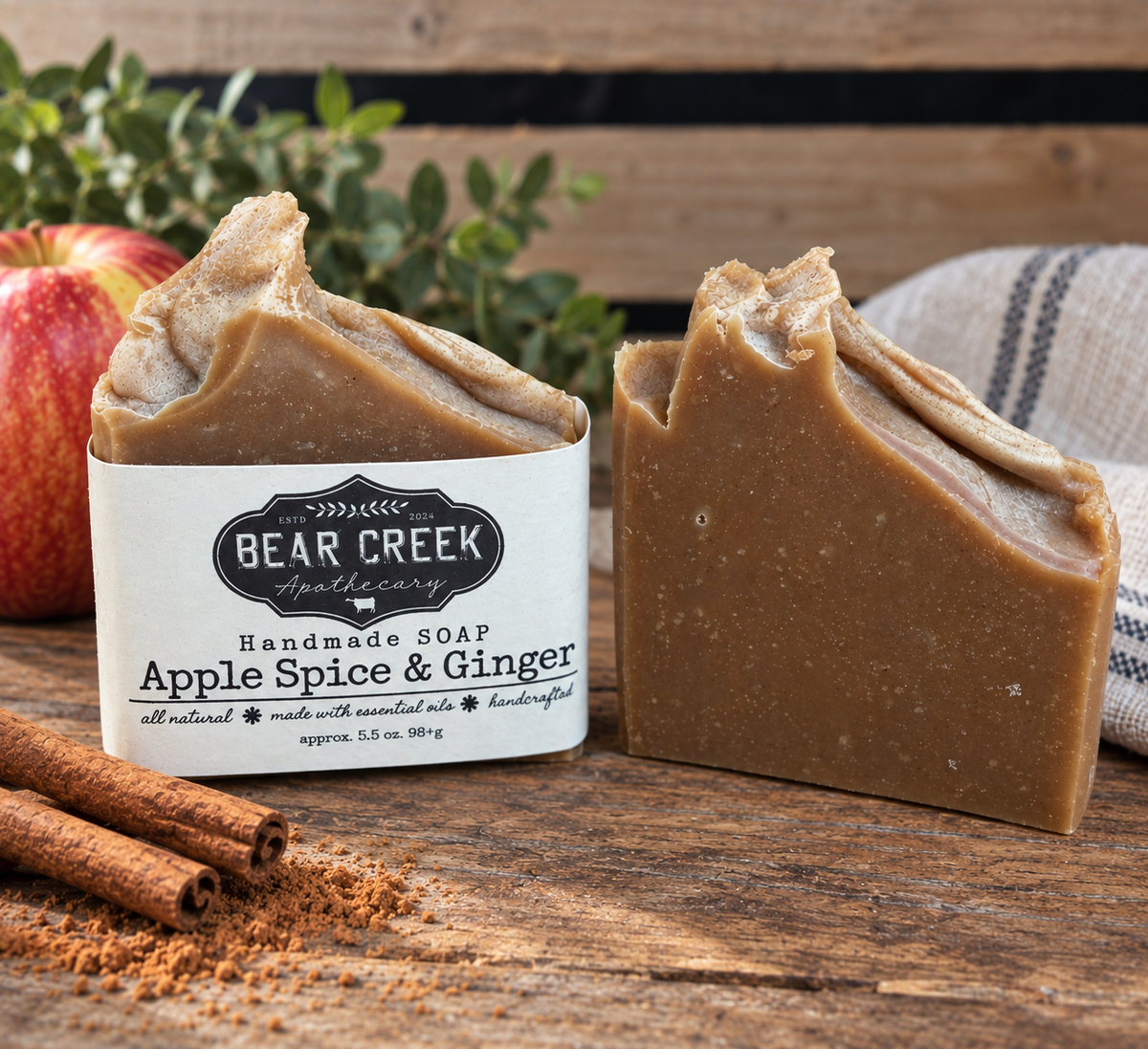 Apple Spice & Ginger Soap Bar